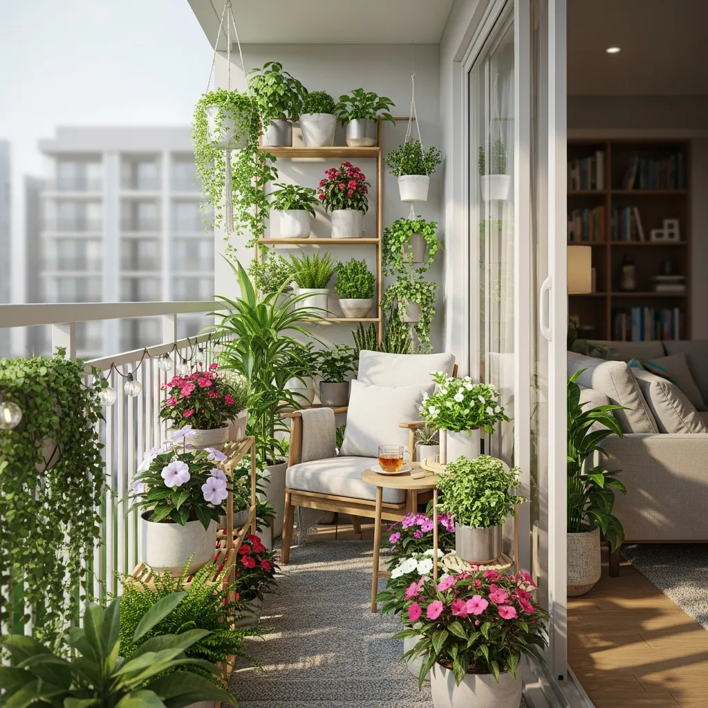 Create an Indoor Balcony Garden